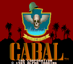 Cabal (World, Joystick version)