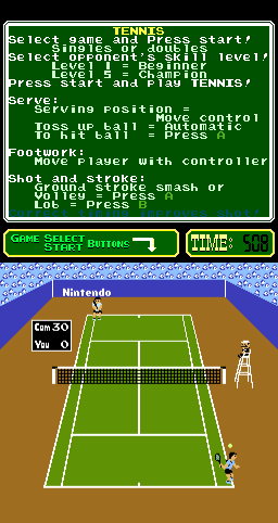 PlayChoice-10: Tennis